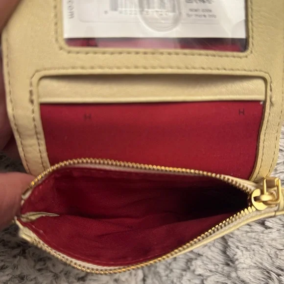 Hammitt Cream/Dawn Card Holder with Gold Studs - Picture 5 of 5